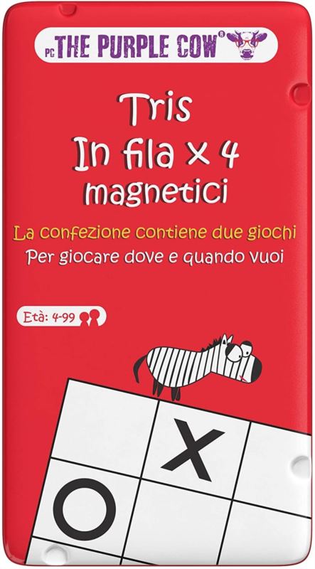 Tris in fila x 4. Gioco magnetico 