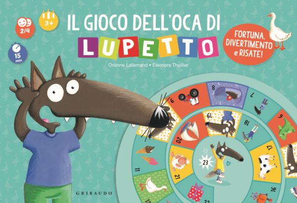 gioco dell'oca di Lupetto. Amico lupo
