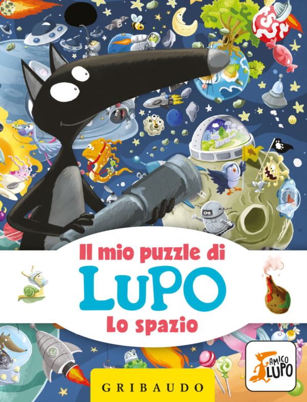 spazio. Il mio puzzle di Lupo. Amico Lupo