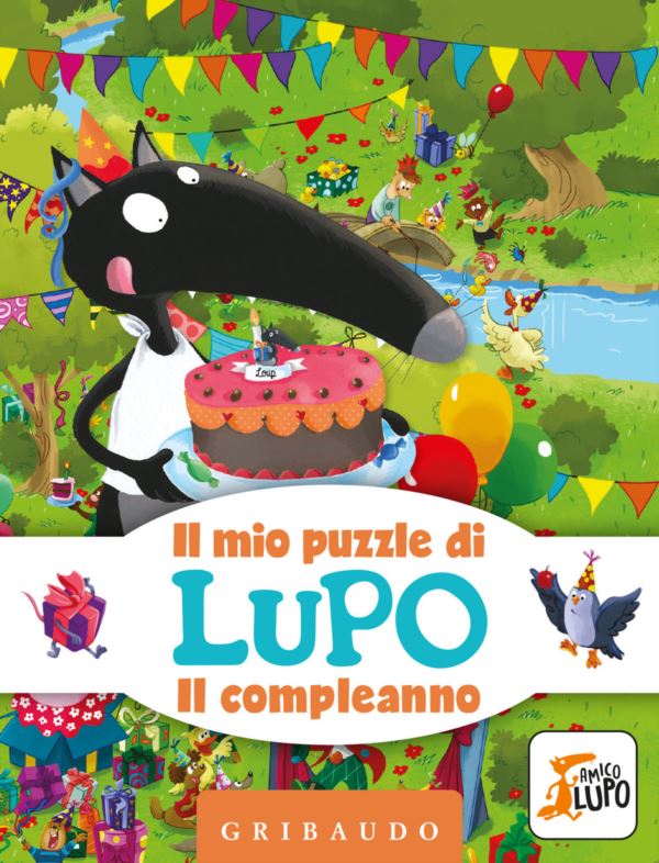 compleanno. Il mio puzzle di Lupo. Amico Lupo
