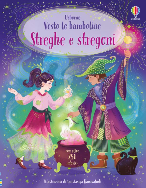 Streghe e stregoni. Con adesivi