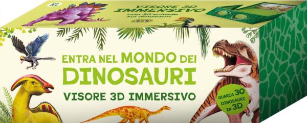 Entra nel mondo dei dinosauri. Scopri i libri scatola che diventano visori 3D super immersivi!