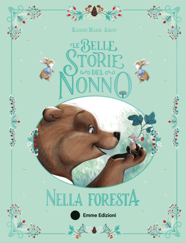belle storie del nonno nella foresta